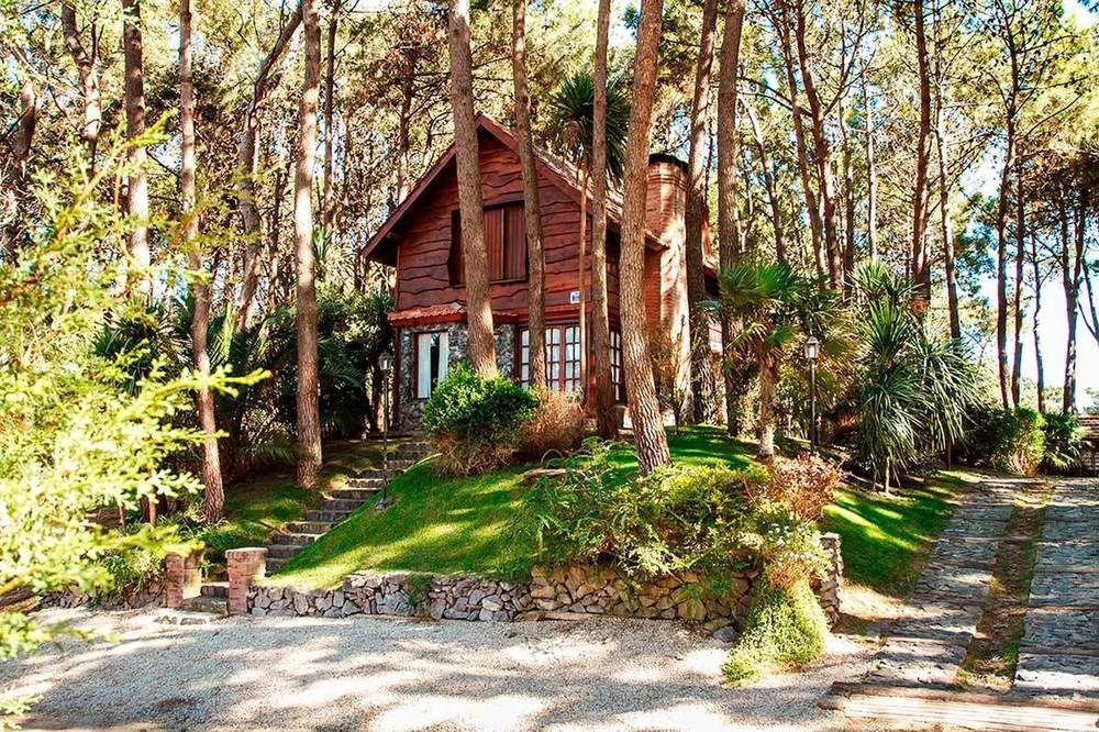 Cabanas Del Bosque Balneario Mar Azul Kültér fotó