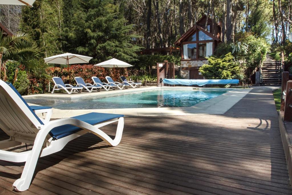 Cabanas Del Bosque Balneario Mar Azul Kültér fotó